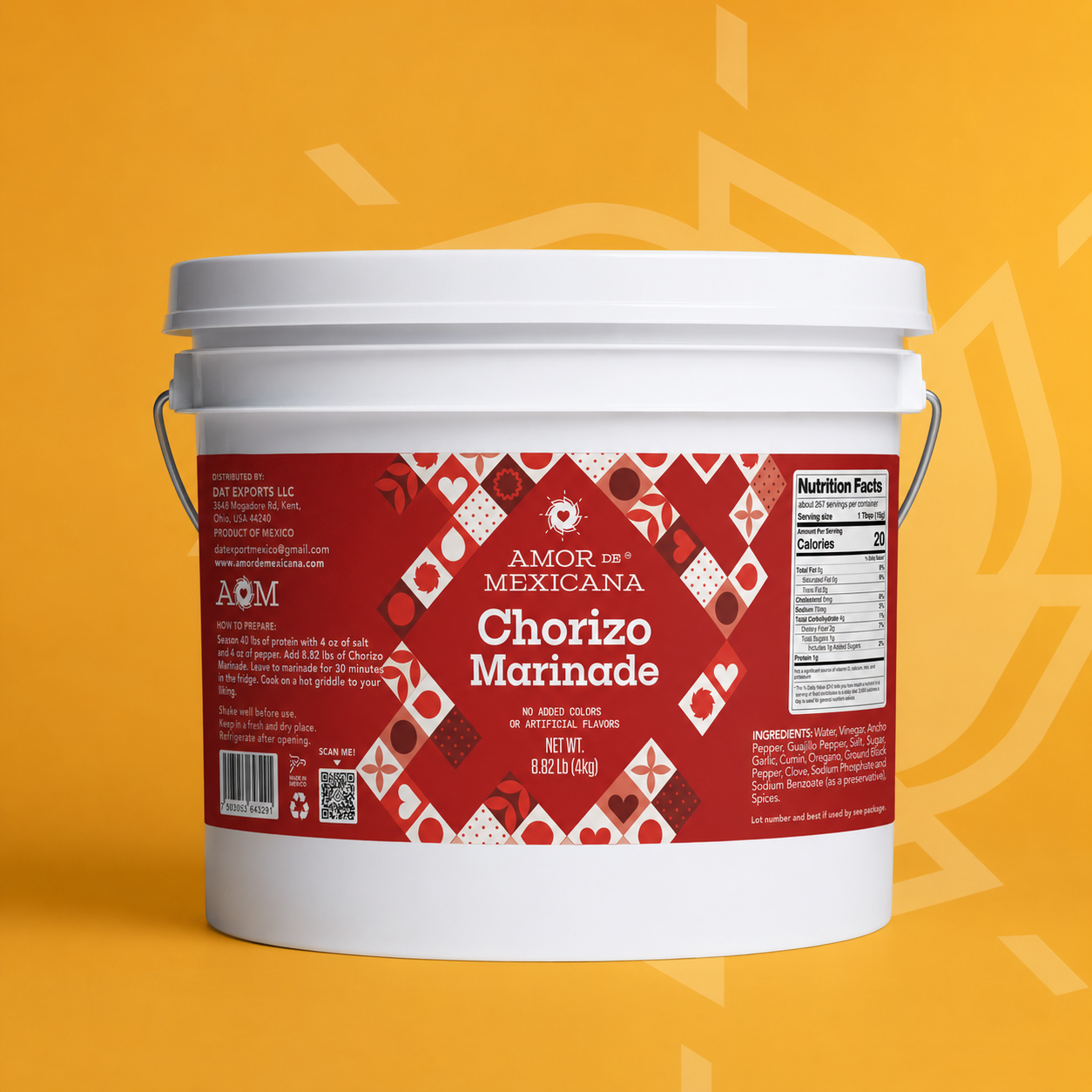 CHORIZO MARINADE BUCKET